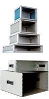 scatole e contenitori rack