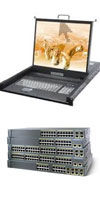 networking per armadi rack, pannelli patch, switch, ups, patch cord e bretelle