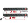 Multiprese rack 19 possici a 2 o più corpi