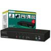 kvm switch,   DATA SWITCH MONITOR DVI TASTIERA E MOUSE PS2 PER 4 COMPUTER (DS-12510)
