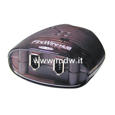 HUB ESTERNO 2 PORTE 6 POLI IEEE-1394 FIREWIRE