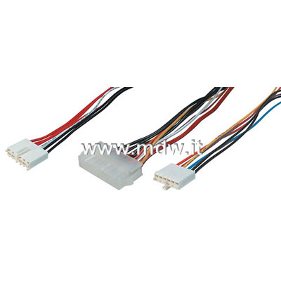 CAVO PROLUNGA ALIMENTAZIONE AT-ATX CONNETTORI 20 PIN MASCHIO ATX/P8 E P9 FEMMINA (AK ATX-AT)