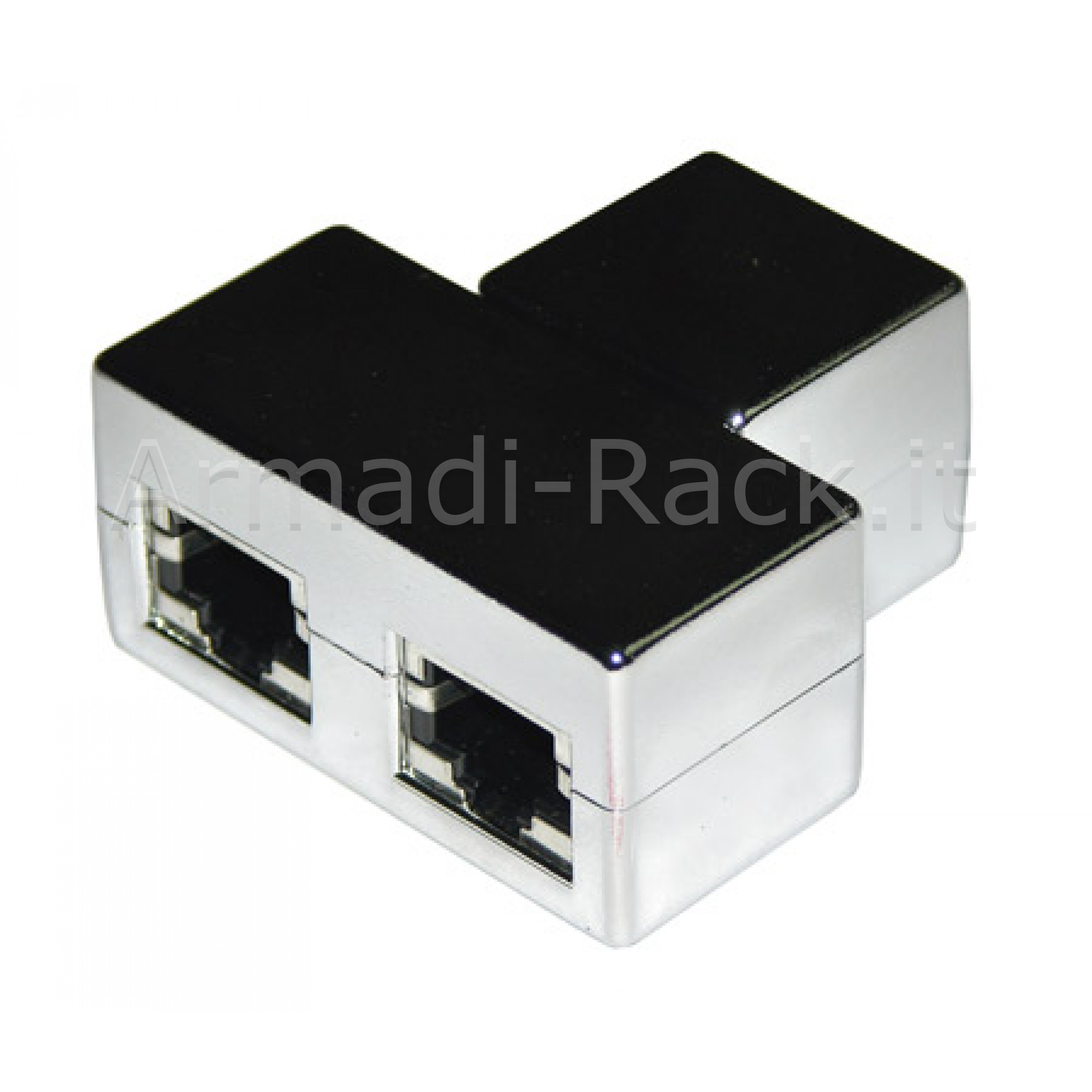 ADATTATORE DA 1 CONNETTORE 8 POLI FEMMINA A 2 X 8 POLI FEMMINA SCHERMATO