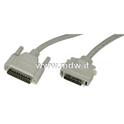 CAVO SCHERMATO PER STAMPANTE IEEE 1284 - 36 POLI MEZZO PASSO MASCHIO-25 POLI MASCHIO MT.1.8 (AK 706 1.8M)