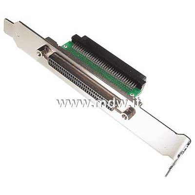 *ADATTATORE SCSI 68 POLI HP FEMMINA INTERNO/ESTERNO CON VITI ESTERNE (AB 842)