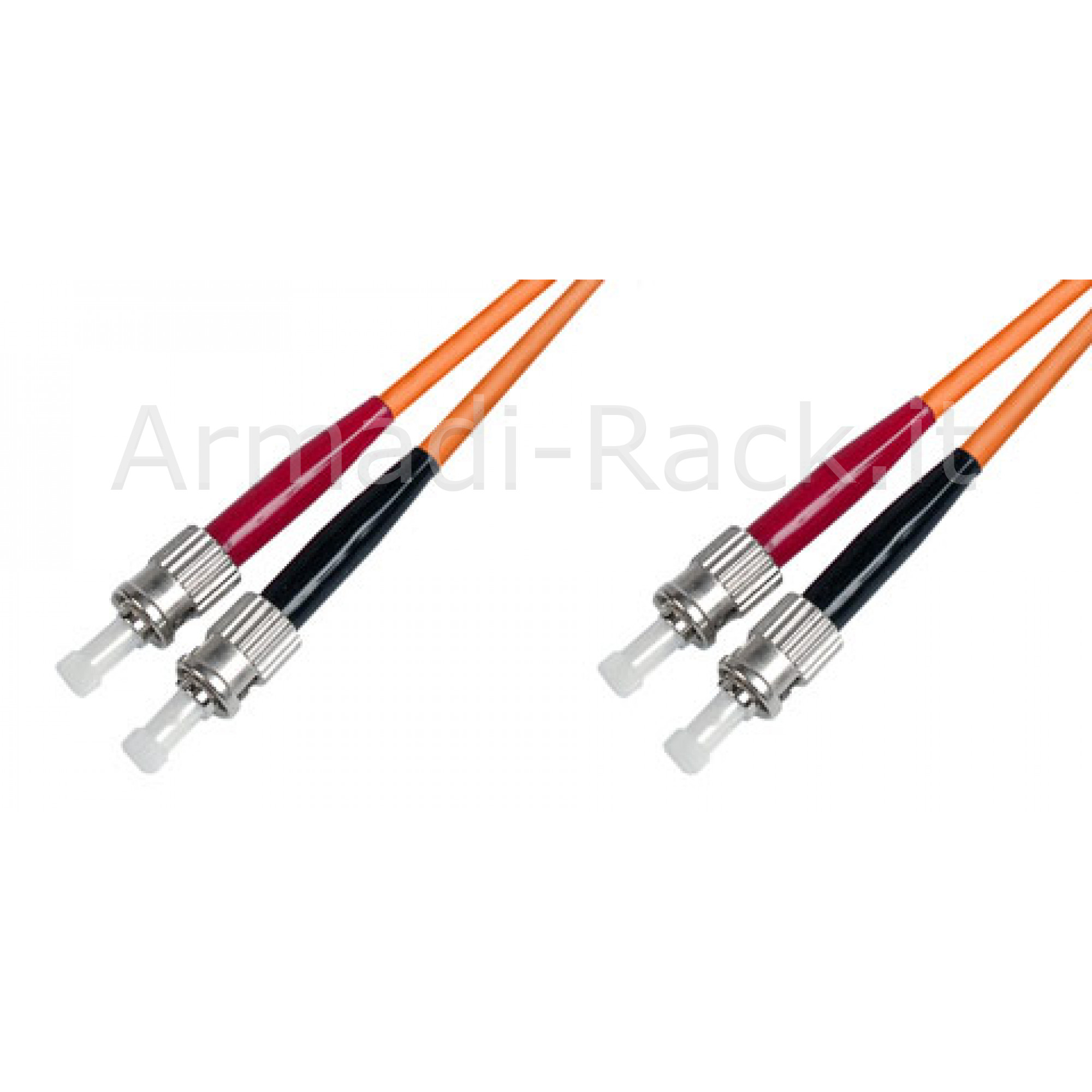 CAVO FIBRA OTTICA ST A ST MULTIMODE DUPLEX 50/125 MT.2 (AL-5STST-02I)
