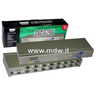 VGA SPLITTER 400 MHZ 1 COMPUTER - 16 MONITOR (DC-43115)