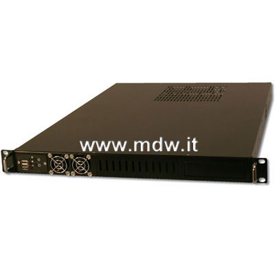 CHASSIS PER SERVER 1U COLORE NERO SENZA ALIMENTATORE