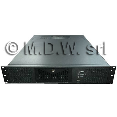 CHASSIS PER SERVER 2U COLORE NERO SENZA ALIMENTATORE
