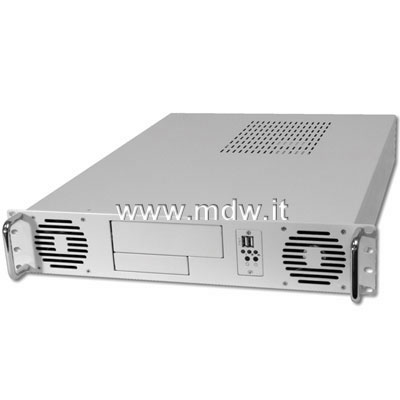 CHASSIS PER SERVER 2U COLORE GRIGIO SENZA ALIMENTATORE