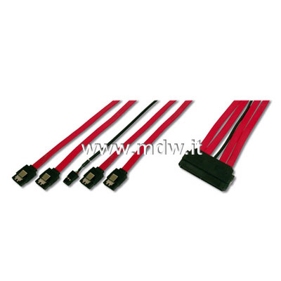 CAVO DI CONNESSIONE SATA A SERIAL ATTACHED SCSI (SAS) 32 POLI - LUNGHEZZA 1 MT.