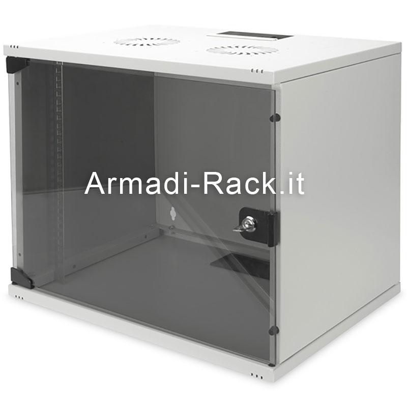 ARMADIO 12 UNITA' DA MURO LINEA ECO (A)580 X (L)530 X (P)400 MM. DA ASSEMBLARE COLORE GRIGIO CHIARO (DN-19 12-U-S)