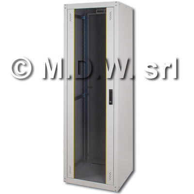 ARMADIO 42 UNITA' LINEA ECO (A)2020 X (L)600 X (P)800 MM. COLORE GRIGIO CHIARO (DA ASSEMBLARE) (DN-19 42U-6/8-EC)