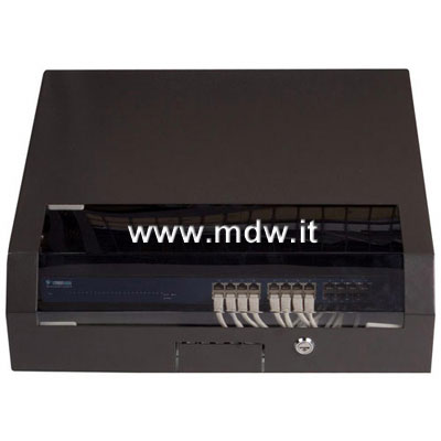 ARMADIO 5 UNITA' DA MURO 19 SLIM LINE COLORE NERO (A)14 X (L) 50 X (P)48 CM.