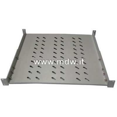 RIPIANO UNIVERSALE ALLUNGABILE 450 MM. - 1 UNITA', CON ATTACCHI FRONTALI E POSTERIORI, COLORE GRIGIO CHIARO
