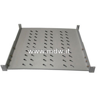 RIPIANO UNIVERSALE ALLUNGABILE 550 MM. - 2 UNITA' - CON ATTACCHI FRONTALI E POSTERIORI, COLORE GRIGIO CHIARO