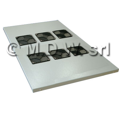 TETTO ASPORT. 527X929 AREATO CON PREDISPOSIZIONE PER 6 VENTOLE