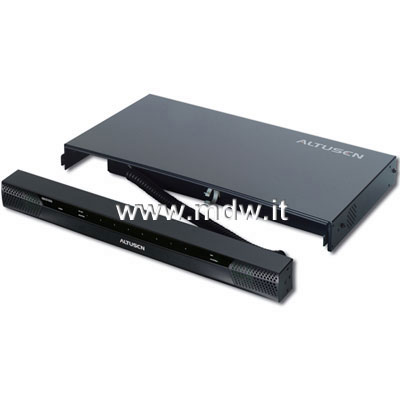 8-port KVM over the net, 1 local and 2 remote User