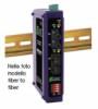 Media Converter industriale (Alta affidabilit�) 10/100BaseTX a 100BAseFX - Single mode-Connettore SC - DIN Rail
