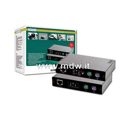 ESTENSORE LINEA PER MONITOR VGA E TASTIERA/MOUSE PS2 FINO A 300 METRI