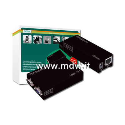 ESTENSORE LINEA VGA CON CAVO CAT. 5 CON SPLITTER
