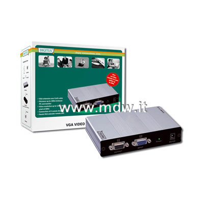 ESTENSORE LINEA VGA CON SPLITTER TRAMITE CAVO CAT. 5