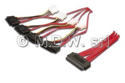 CAVO DI CONNESSIONE SAS 32 PIN - 4 x SAS 29 PIN + ALIMENTAZIONE