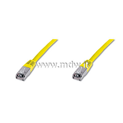 CAVO RETE SSTP CAT.6 DOPPIA SCHERMATURA COLORE GIALLO - MT. 10
