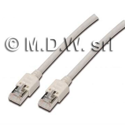 CAVO RETE CAT. 6A DOPPIA SCHERMATURA S-FTP HALOGEN FREE LSOH COLORE GRIGIO - MT. 30