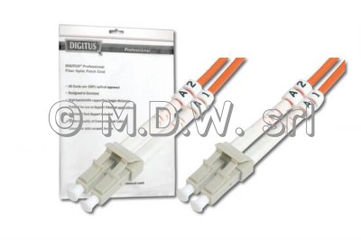CAVO FIBRA OTTICA OM3 MULTIMODE 50/125 LC/LC DUPLEX MT. 3
