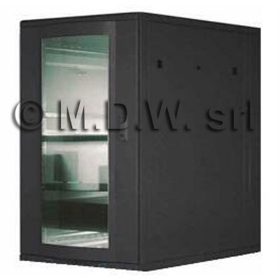 Armadio 20 unita' da muro linea soho (a)980x(l)600x(p)450 mm. - colore nero