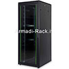 ARMADIO 42 UNITA' LINEA PROFESSIONALE MM. (A)2020 X (lL)800  X (P) 1000 COLORE NERO RAL 9005