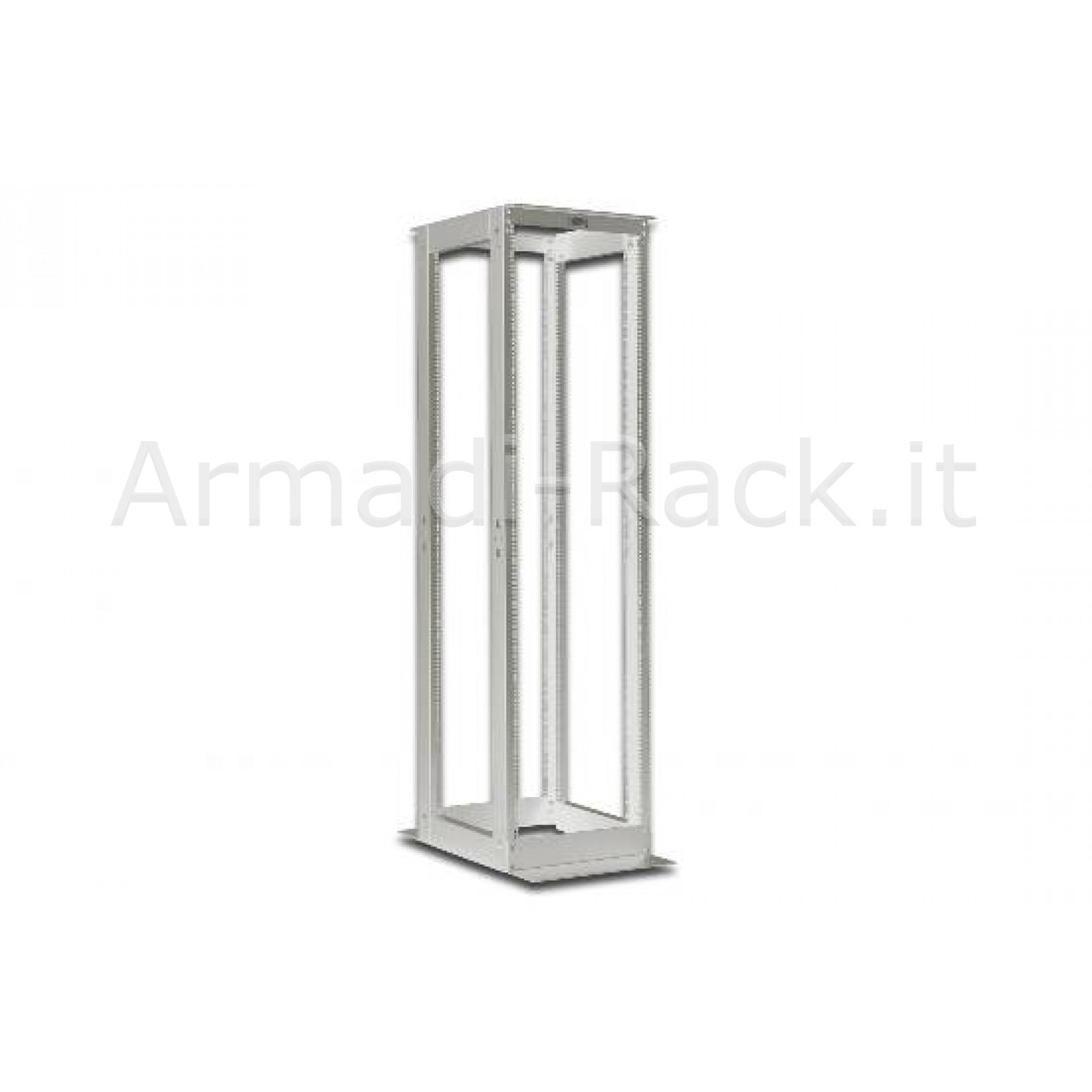 FRAME DI MONTAGGIO 19 42 UNITA' A 4 MONTANTI (A)1951 X (L)600 X (P) 800 MM. COLORE GRIGIO CHIARO RAL7035
