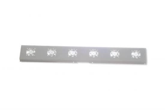 SISTEMA DI VENTILAZIONE CON 6 VENTOLE PER ARMADI 42U LARGHI 600 MM- -COLORE GRIGIO RAL 7035