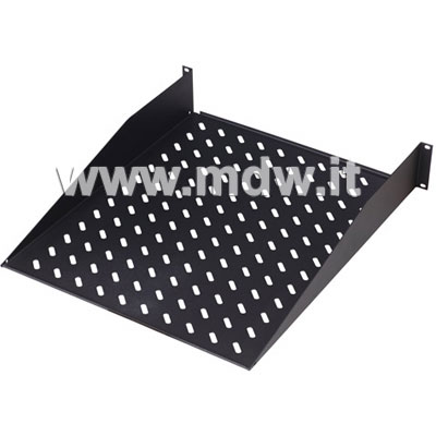 RIPIANO PER ARMADIO 19 UNIVERSALI - PROFONDITA' 350 MM-. CAPACITA' DI CARICO 20 KG. - COLORE NERO RAL 9005