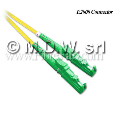 E2000/APC S/MODE GREEN SC FOOTPRINT