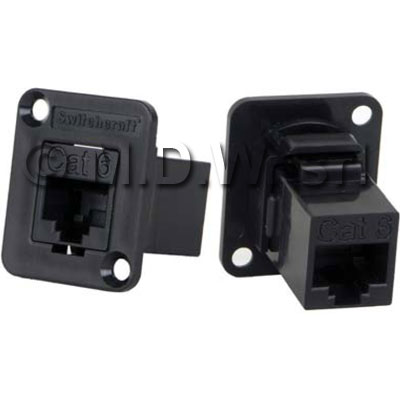 Connettore passante RJ45 CAT.6 UTP (non schrmato)  F/F