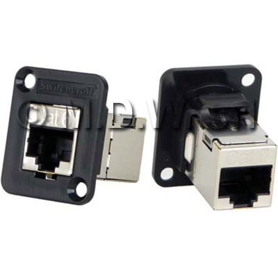 Connettore passante RJ45 CAT.6 SSTP (schrmato)  F/F