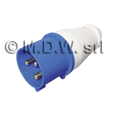Spina Industriale volante IEC 309 16A o 32A - Costo per attestazione multipresa con spina IEC 309
