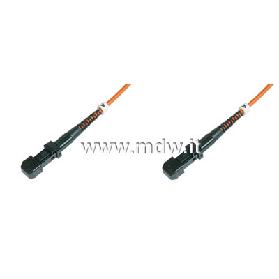 CAVO FIBRA OTTICA MTRJ A MTRJ MULTIMODE DUPLEX 50/125 MT.5 (AL-5MTRJMTRJ-05I)