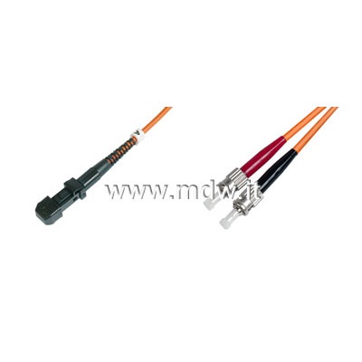 CAVO FIBRA OTTICA MTRJ A ST MULTIMODE DUPLEX 50/125 MT.1(AL-5MTRJST-01I)