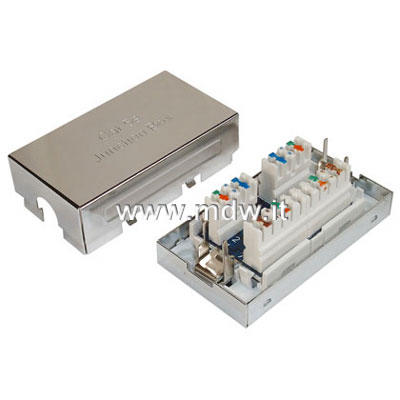 SCATOLA DI CONNESSIONE PER SPEZZONI CAVI RETE CAT.6 (AT-ALSA6-M)