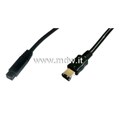 CAVO IEEE 1394B A IEEE 1394A 9 PIN MASCHIO/6 PIN MASCHIO DOPPIA SCHERMATURA MT.5 (AK-1394B-506)