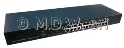 SWITCH DI RETE GIGABIT 19 10/100/1000 24 PORTE