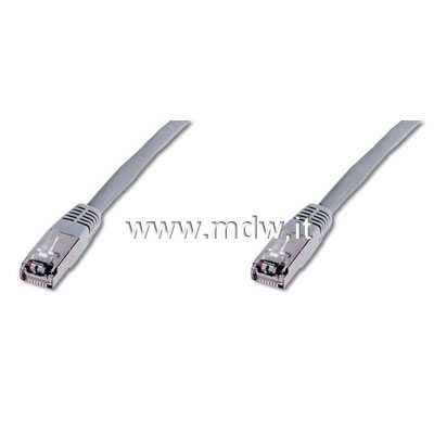 *CAVO PATCH PER RETI SSTP CATEGORIA 6 CON DOPPIA SCHERMATURA PIMF HALOGENFREE LSOH - MT. 15 (AMCSSHP60150)