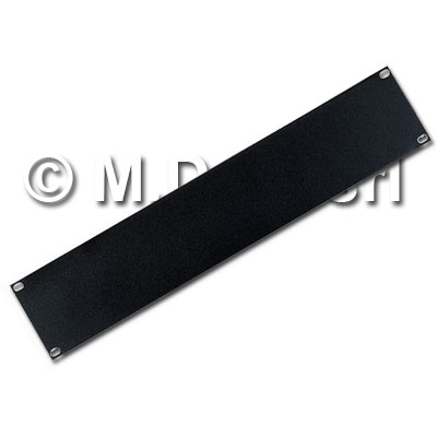 Pannello cieco 2 unit� colore nero RAL9005 