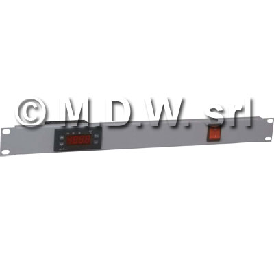 Pannello 1 unit� termostatato  colore grigio chiaro RAL7035 
