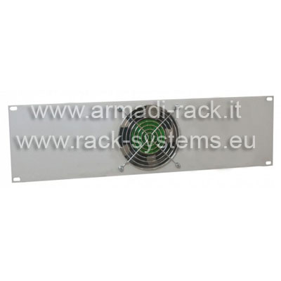 Pannello ventilante a 1 corpo (circolazione forzata di 3,2 metri cubi di aria al minuto) colore grigio chiaro RAL7035