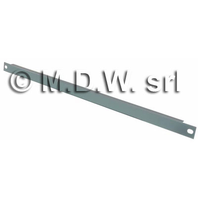Piastra 19� cieca chiusura spazi vuoti nero RAL 9005 0,5 unit�