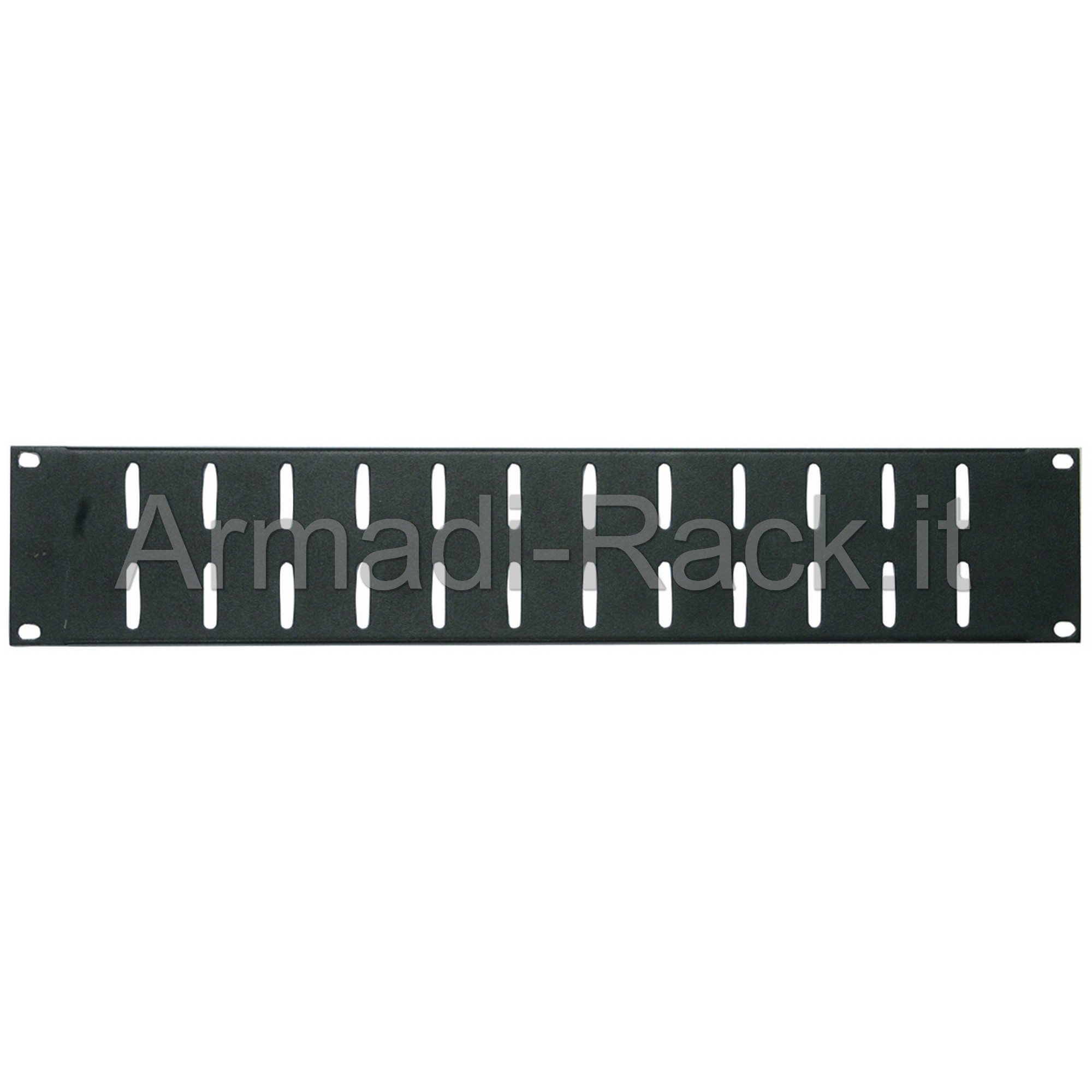 Piastra 19� areata chiusura spazi vuoti nero RAL 9005 2 unit�